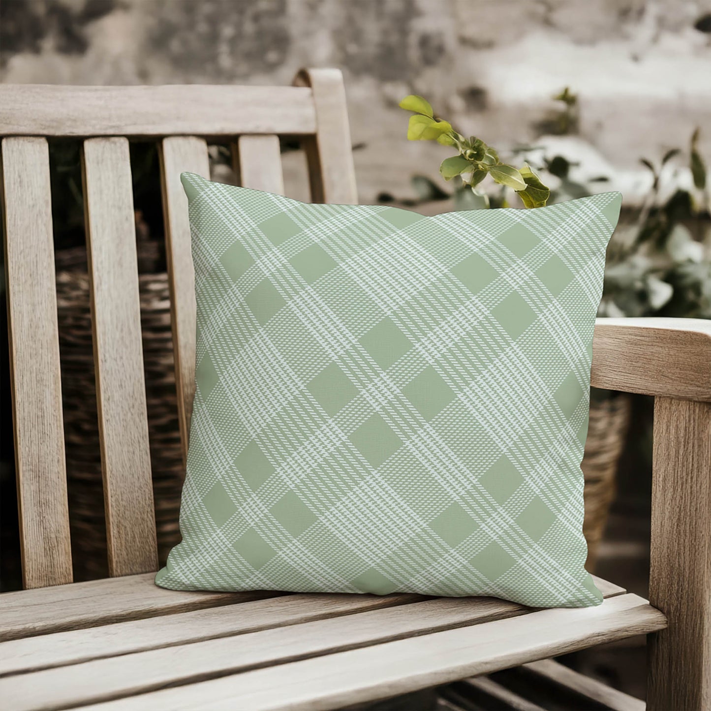 Lily Tartan Outdoor Pillow