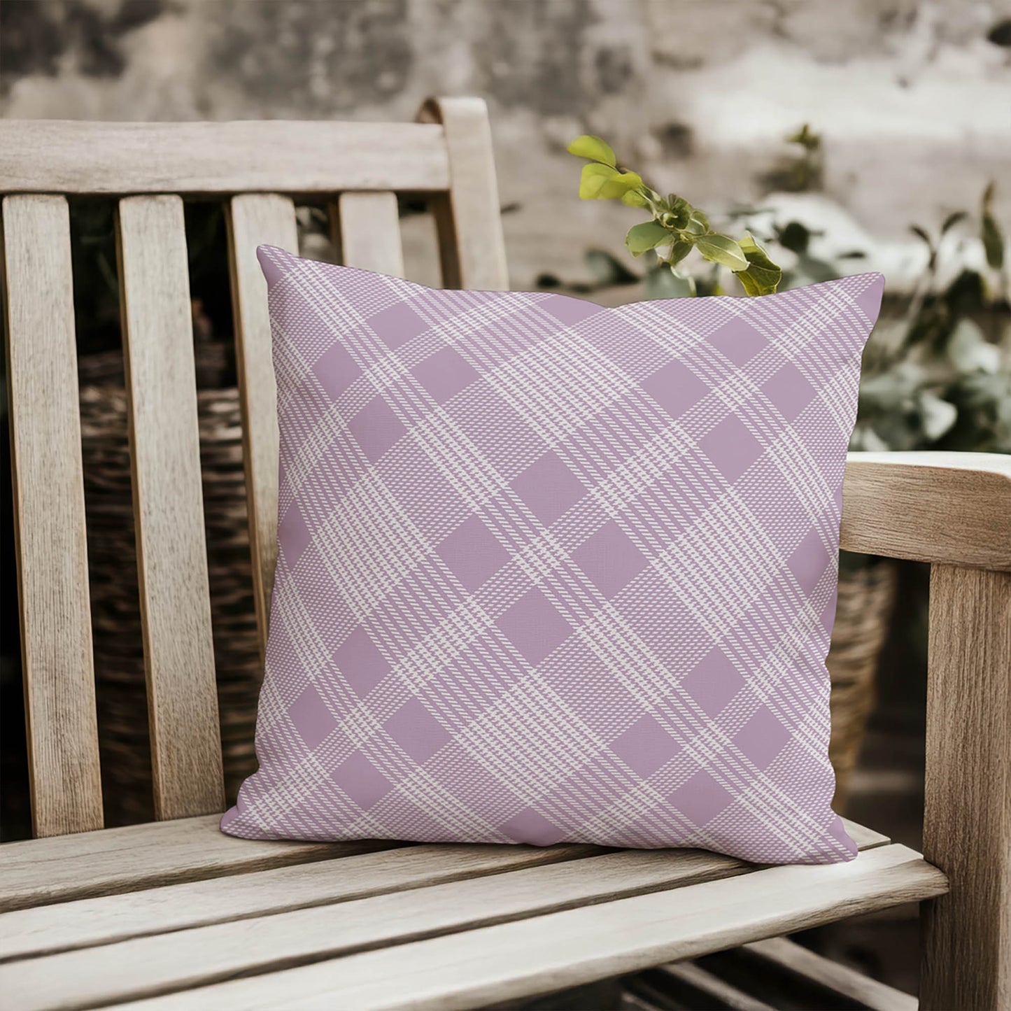 Lily Tartan Outdoor Pillow