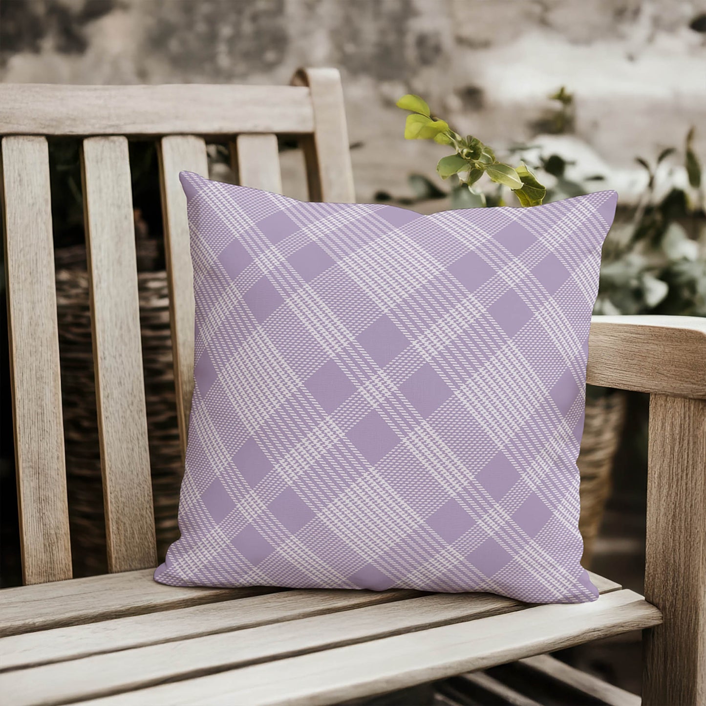 Lily Tartan Outdoor Pillow