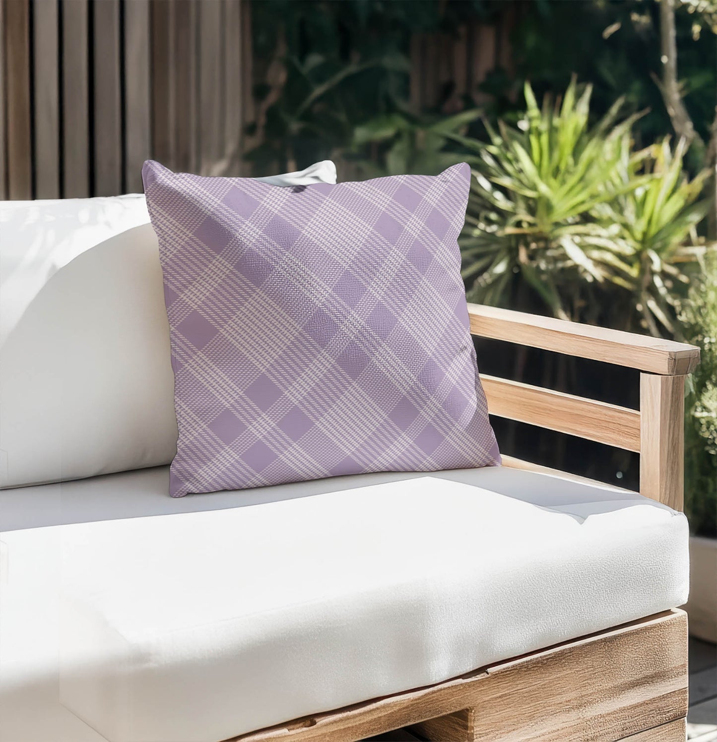 Lily Tartan Outdoor Pillow