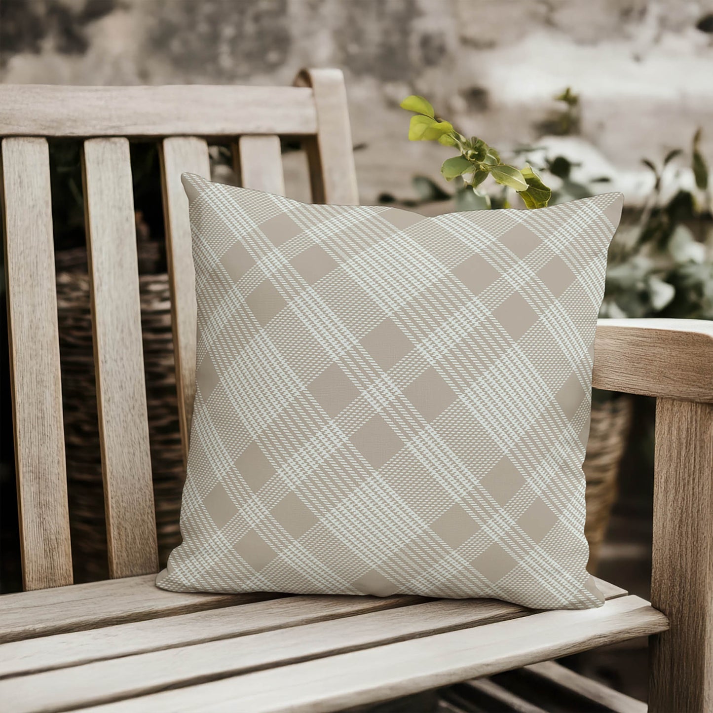 Lily Tartan Outdoor Pillow
