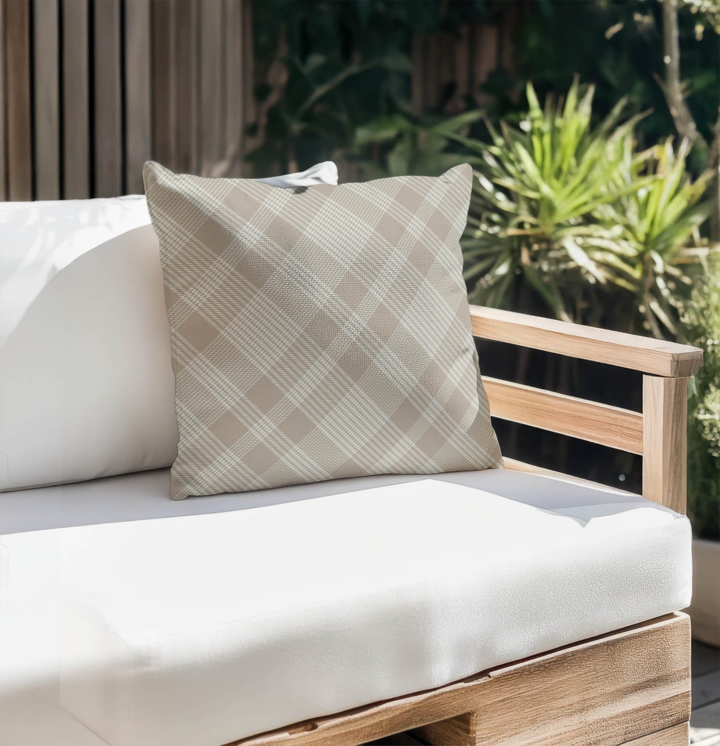Lily Tartan Outdoor Pillow