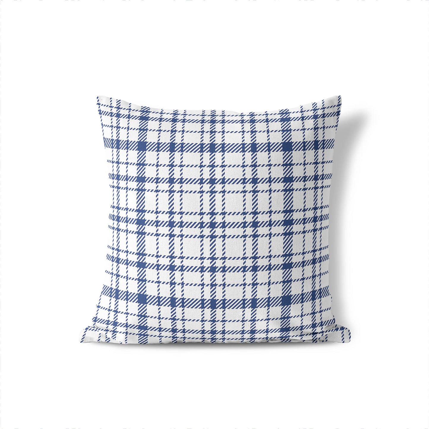 Liz Plaid Outdoor Pillow