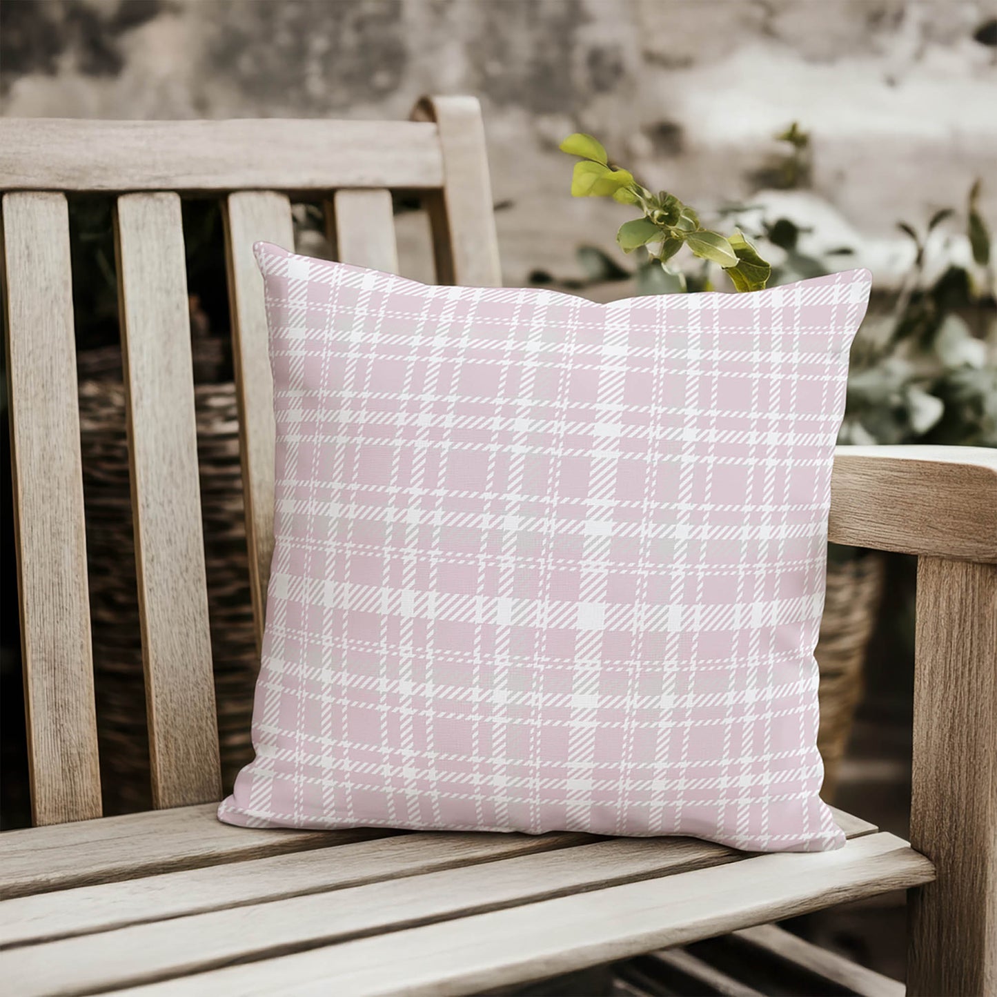 Rocky Tartan Outdoor Pillow