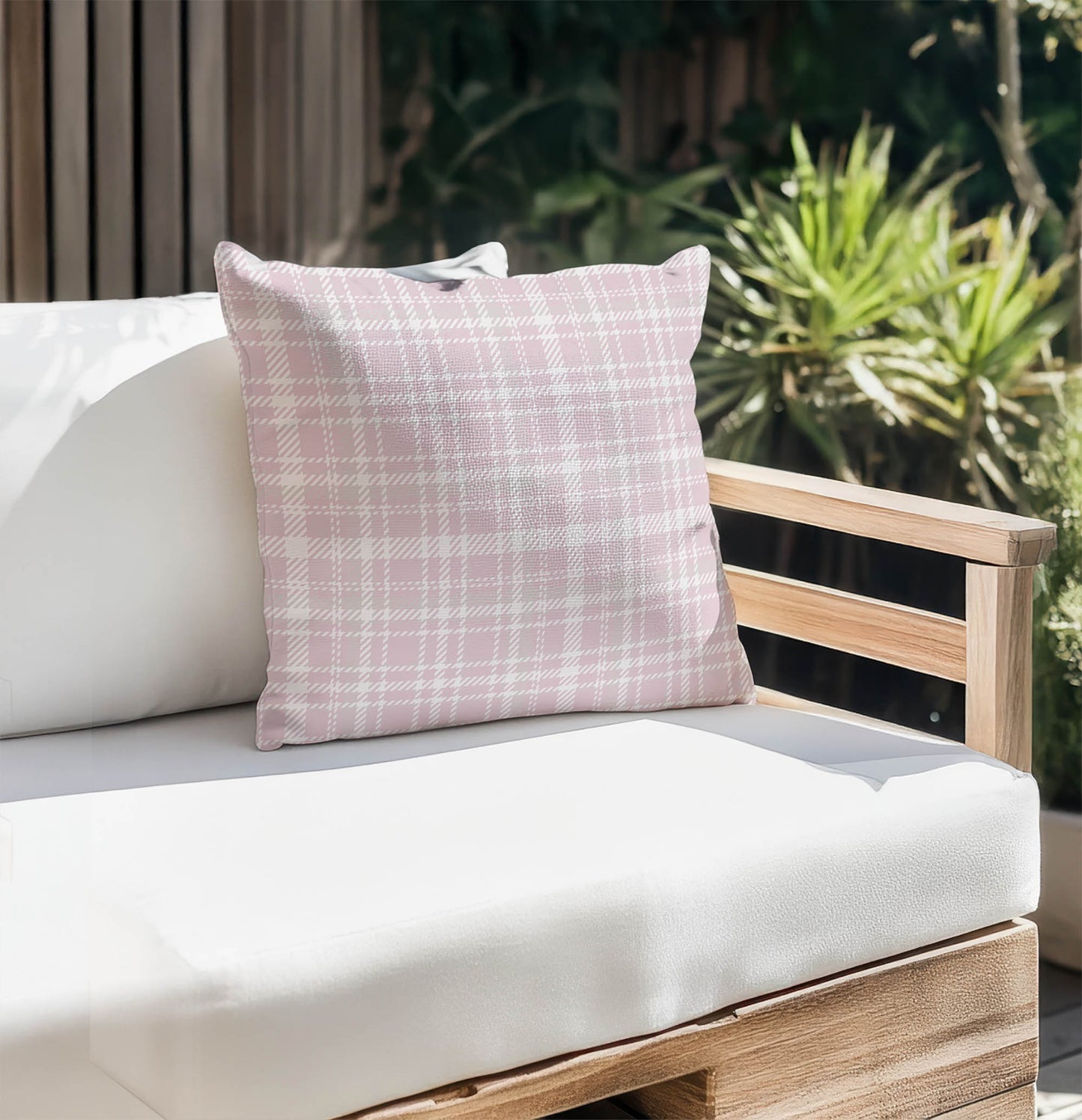 Rocky Tartan Outdoor Pillow