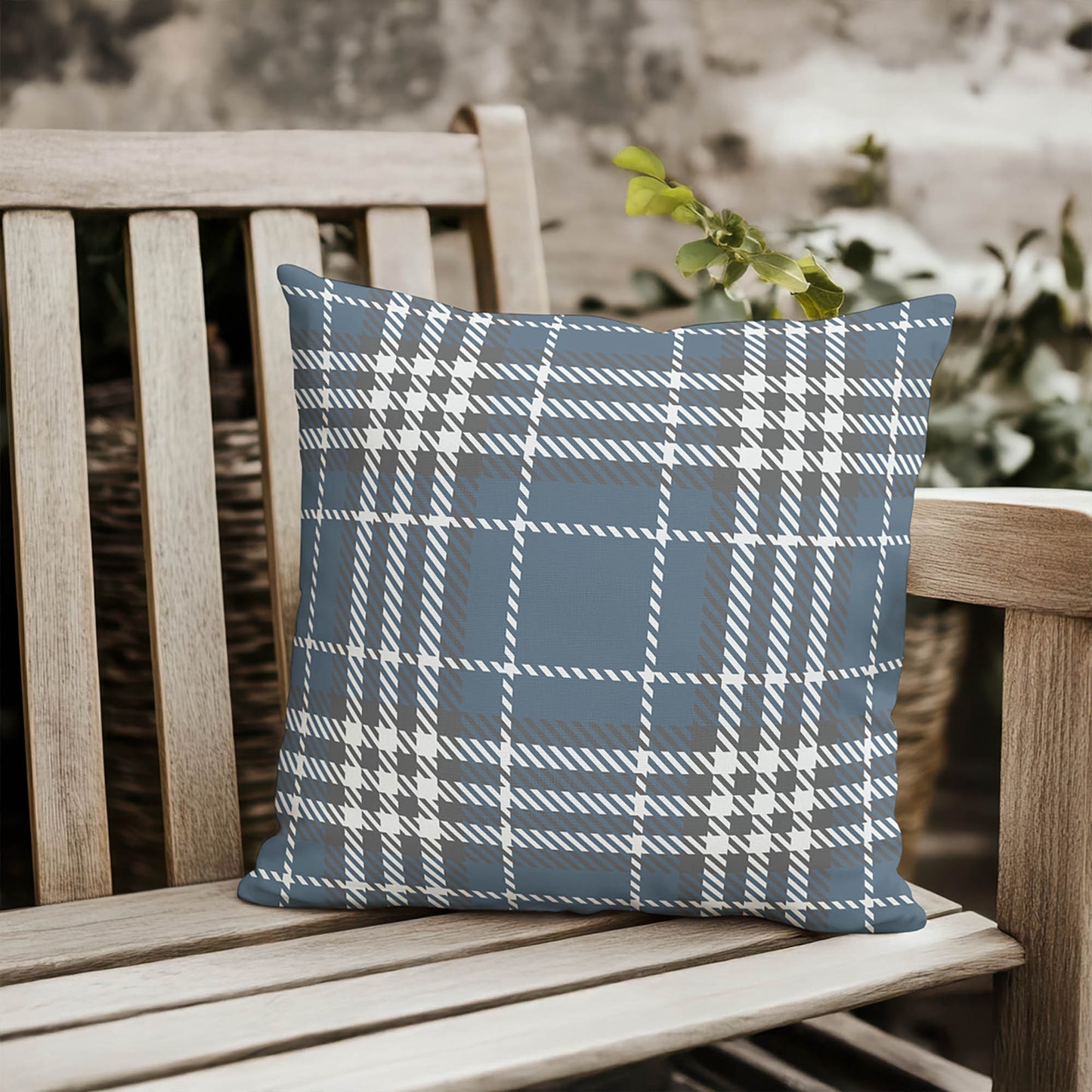 Christopher's Plaid Outdoor Pillow