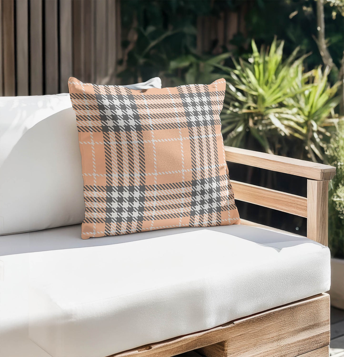 Christopher's Plaid Outdoor Pillow