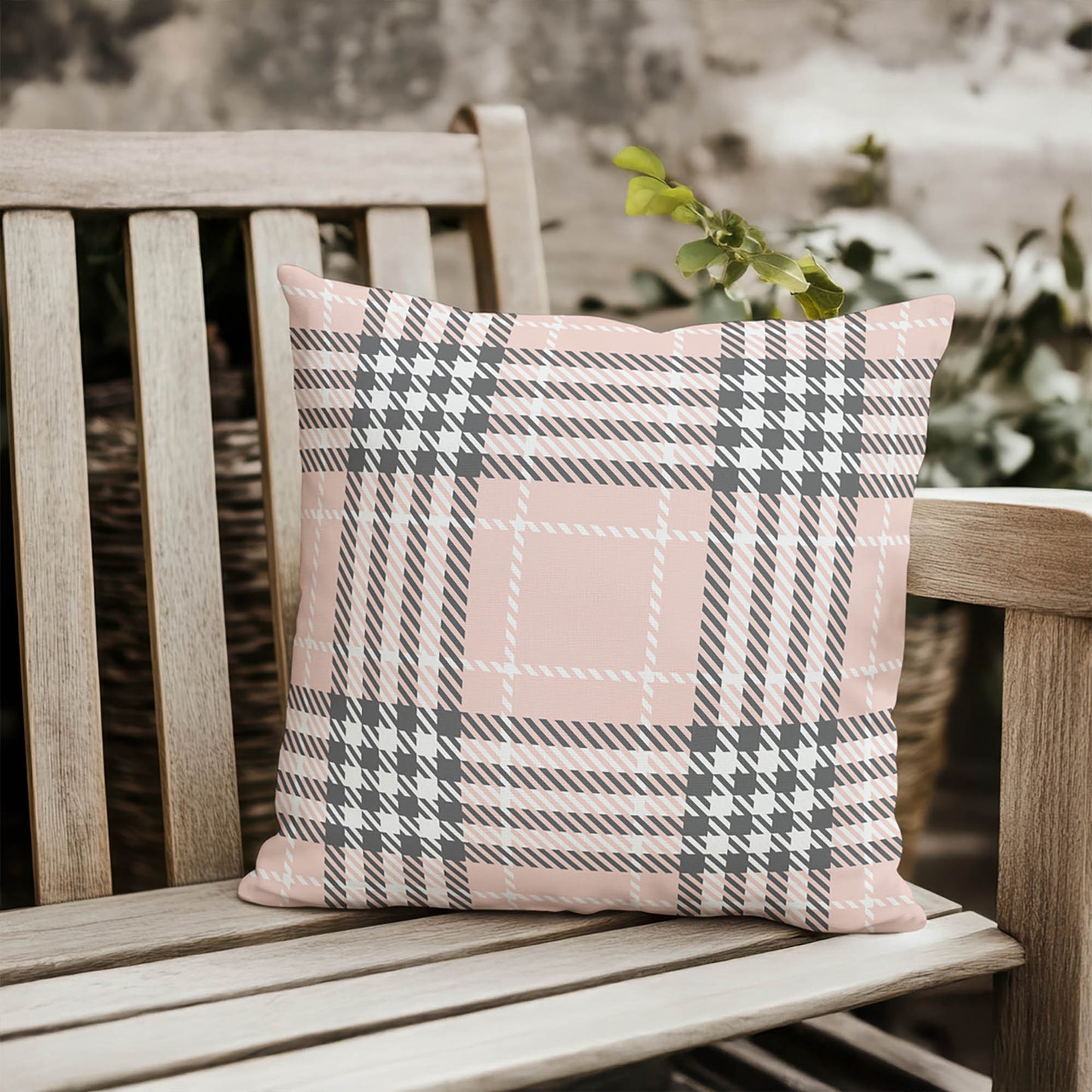 Christopher's Plaid Outdoor Pillow