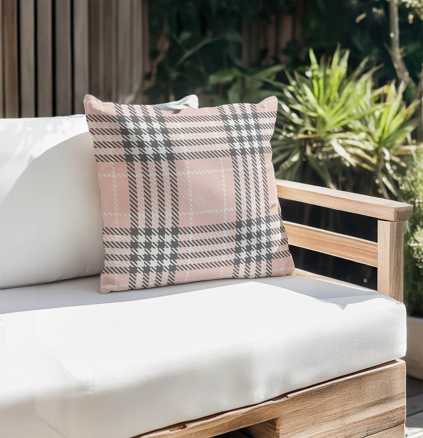 Christopher's Plaid Outdoor Pillow