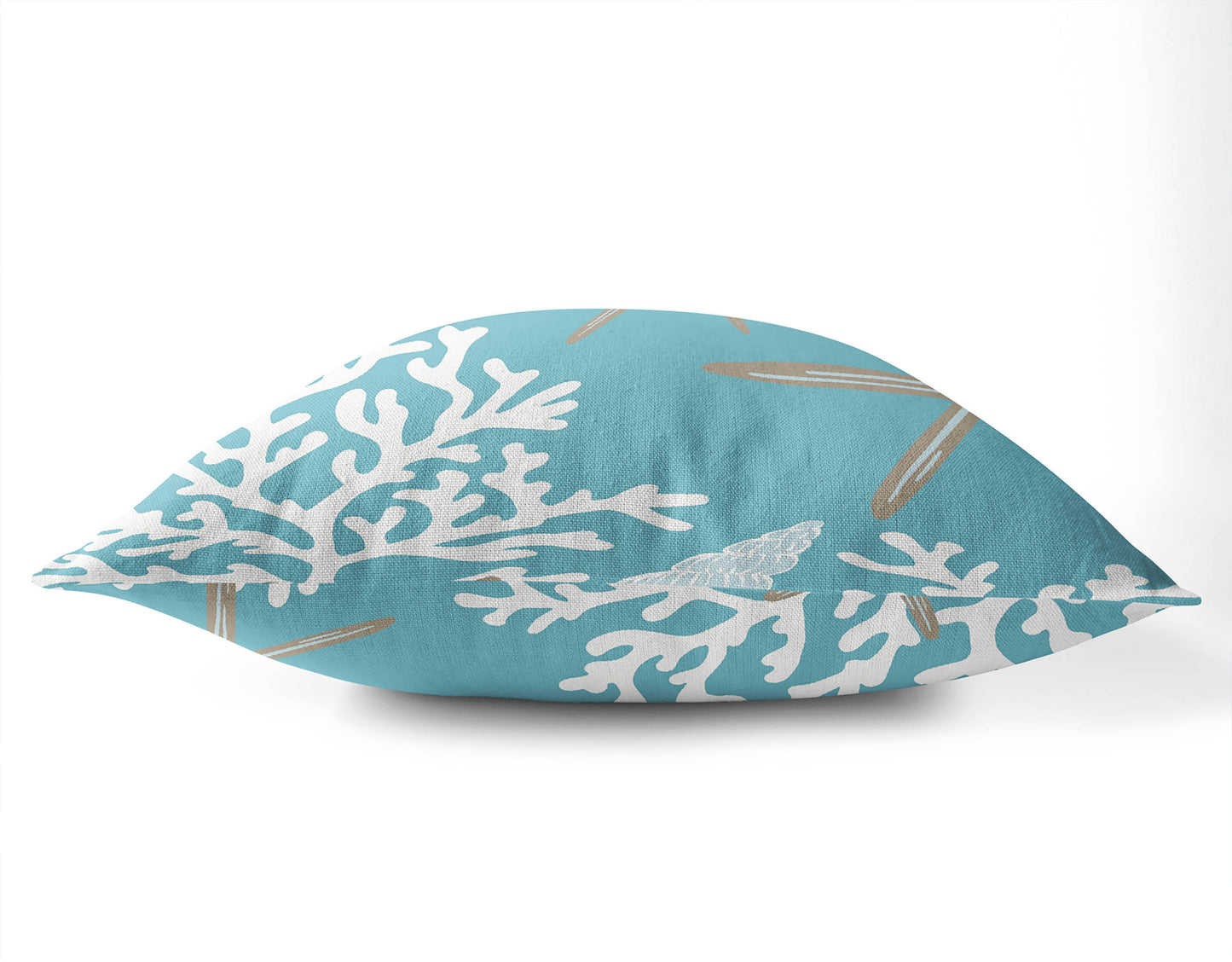 Coral & Seahorse Outdoor Pillow
