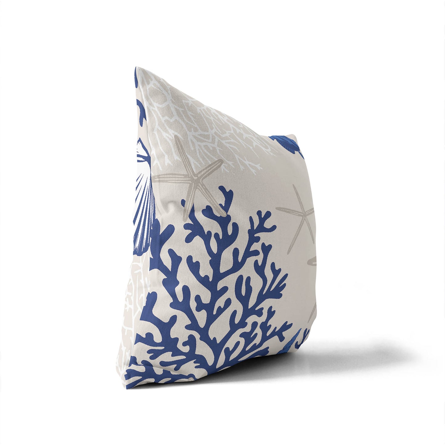 Coral & Seahorse Outdoor Pillow