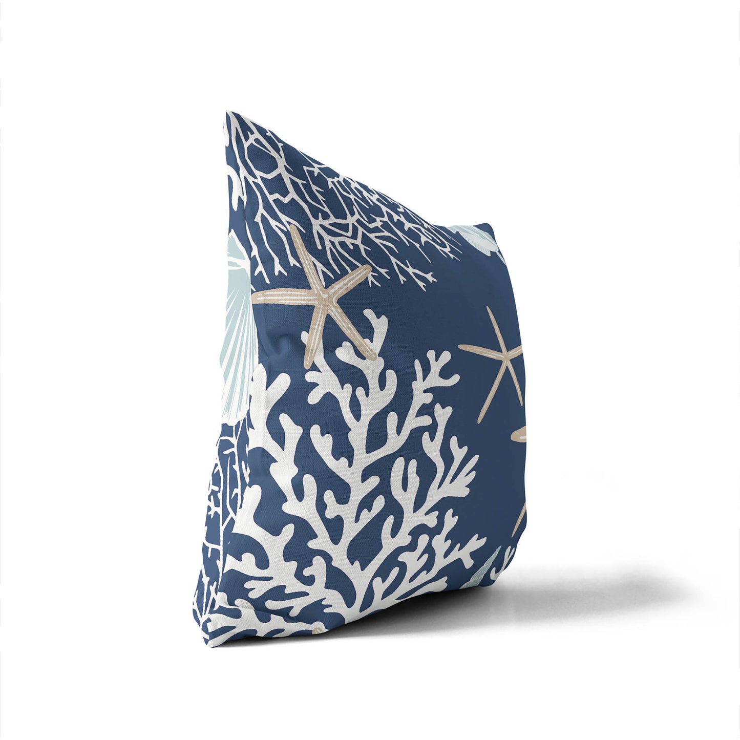 Coral & Seahorse Outdoor Pillow