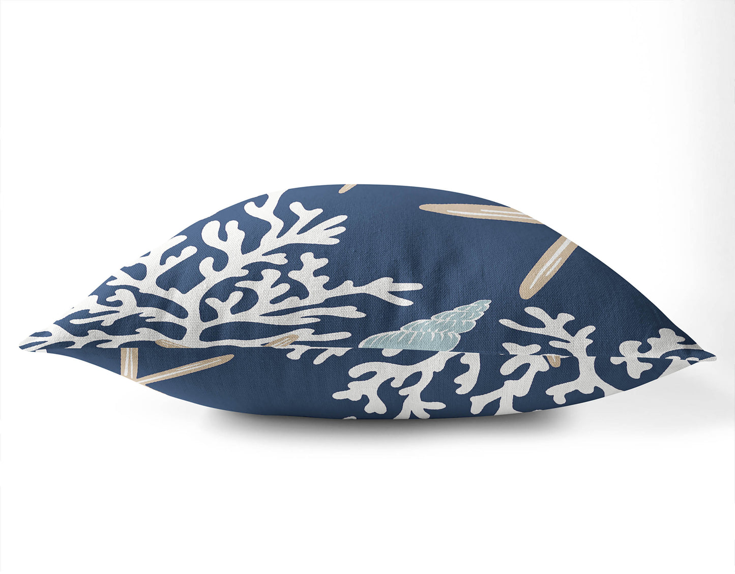 Coral & Seahorse Outdoor Pillow