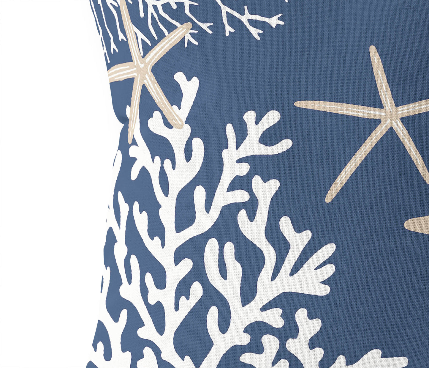 Coral & Seahorse Outdoor Pillow