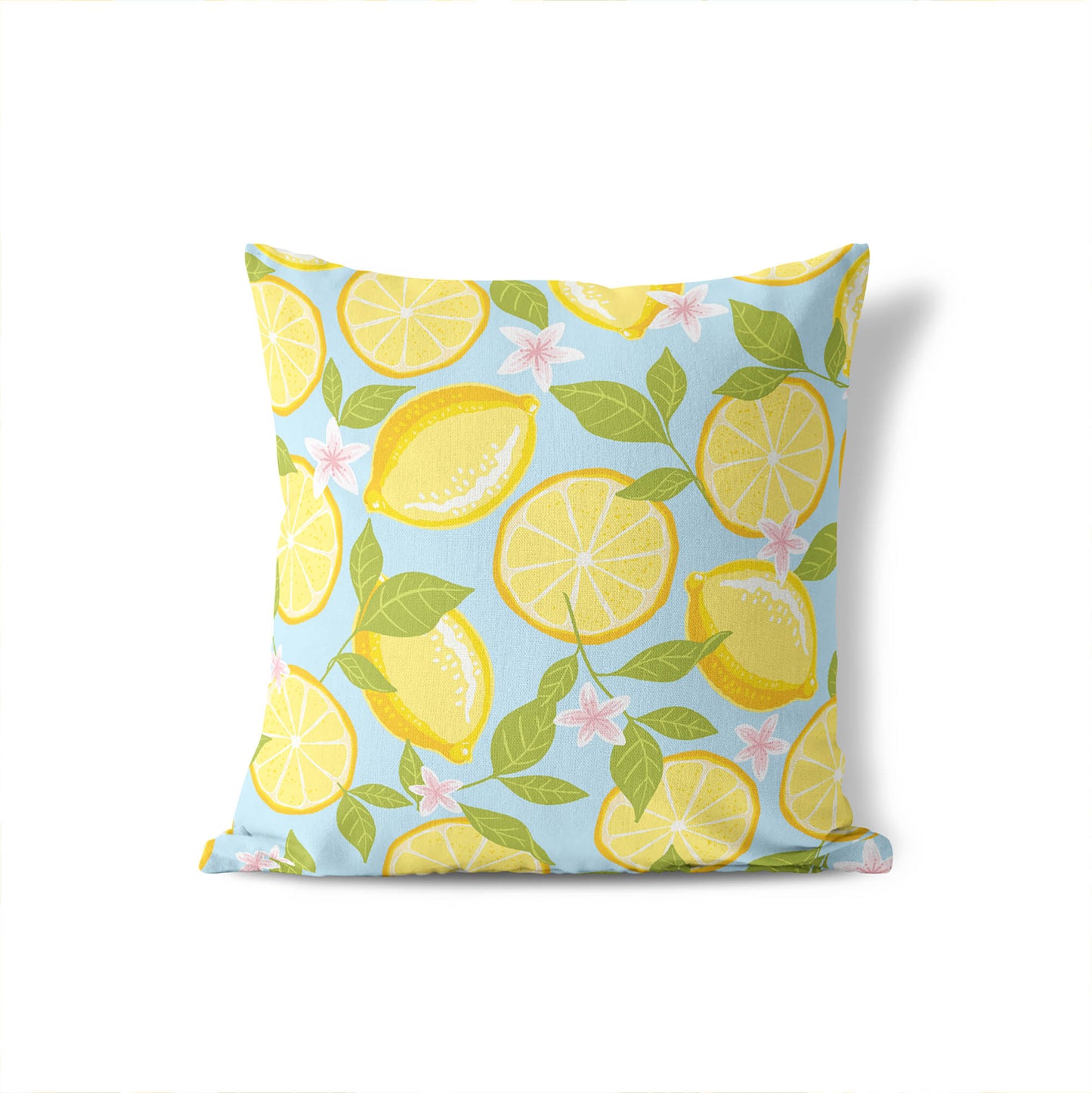 Lemons Outdoor Pillow