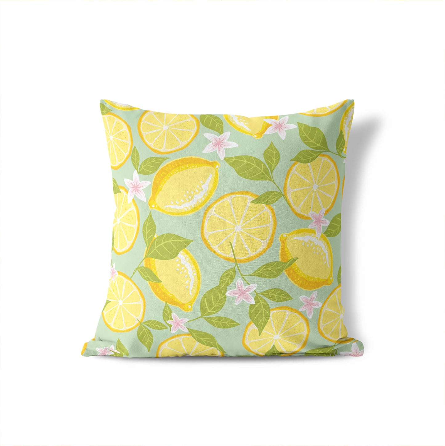 Lemons Outdoor Pillow