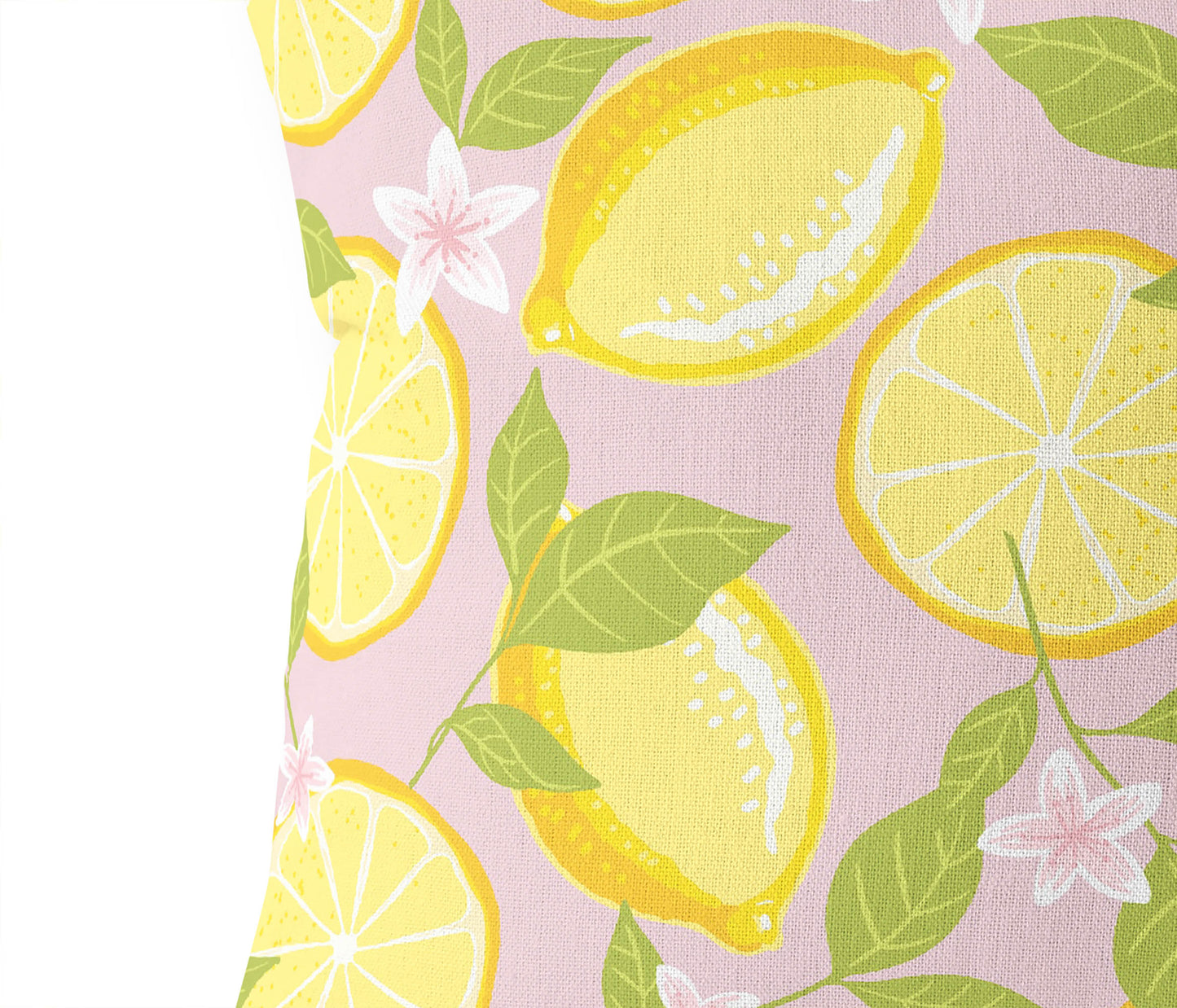 Lemons Outdoor Pillow