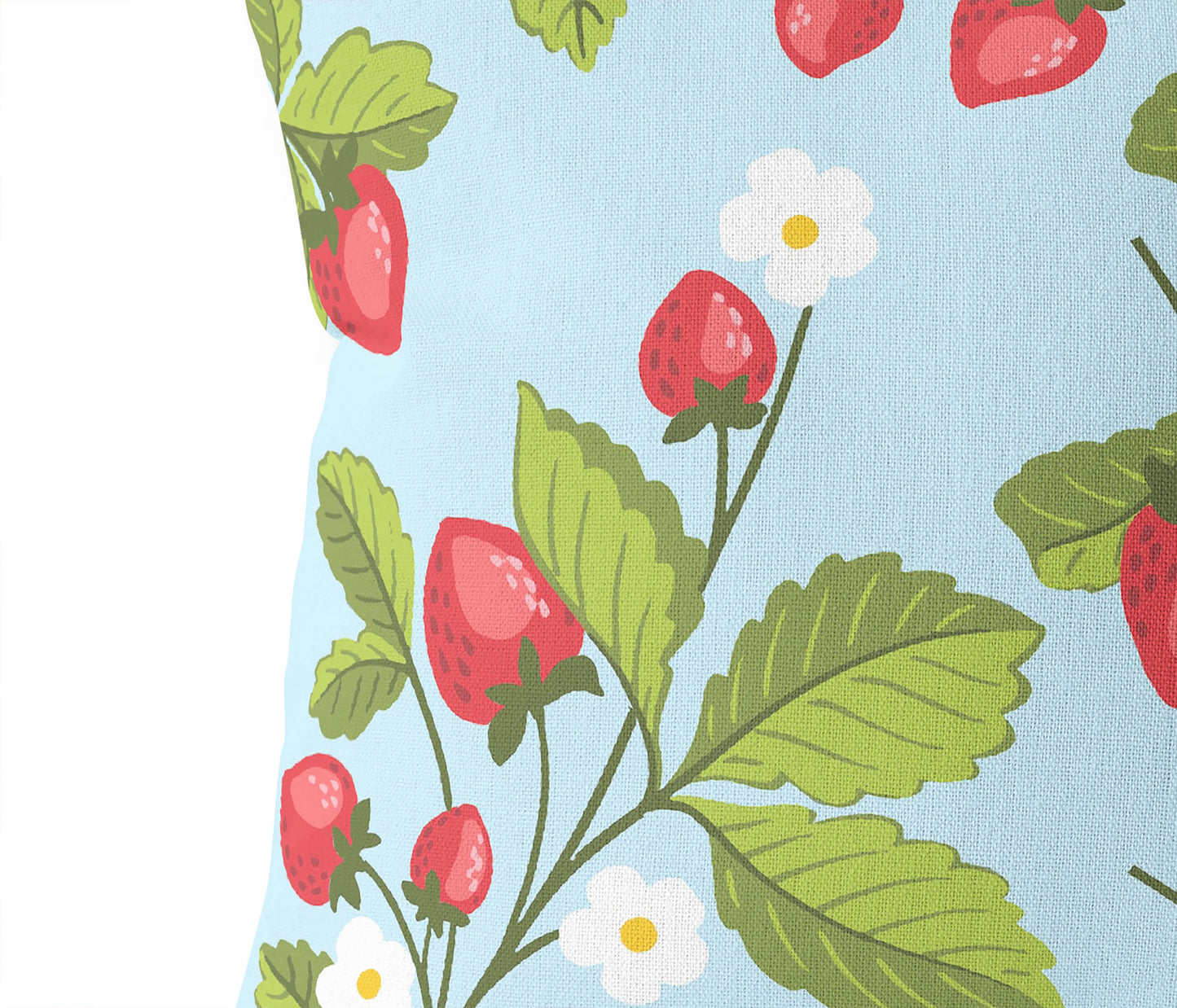 Strawberries Outdoor Pillow