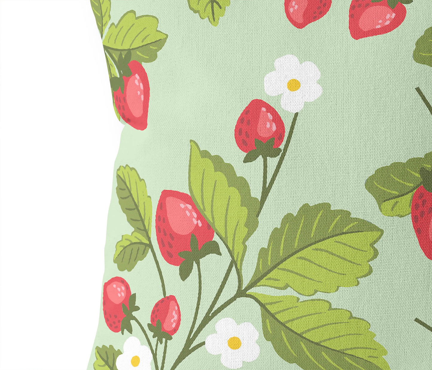 Strawberries Outdoor Pillow