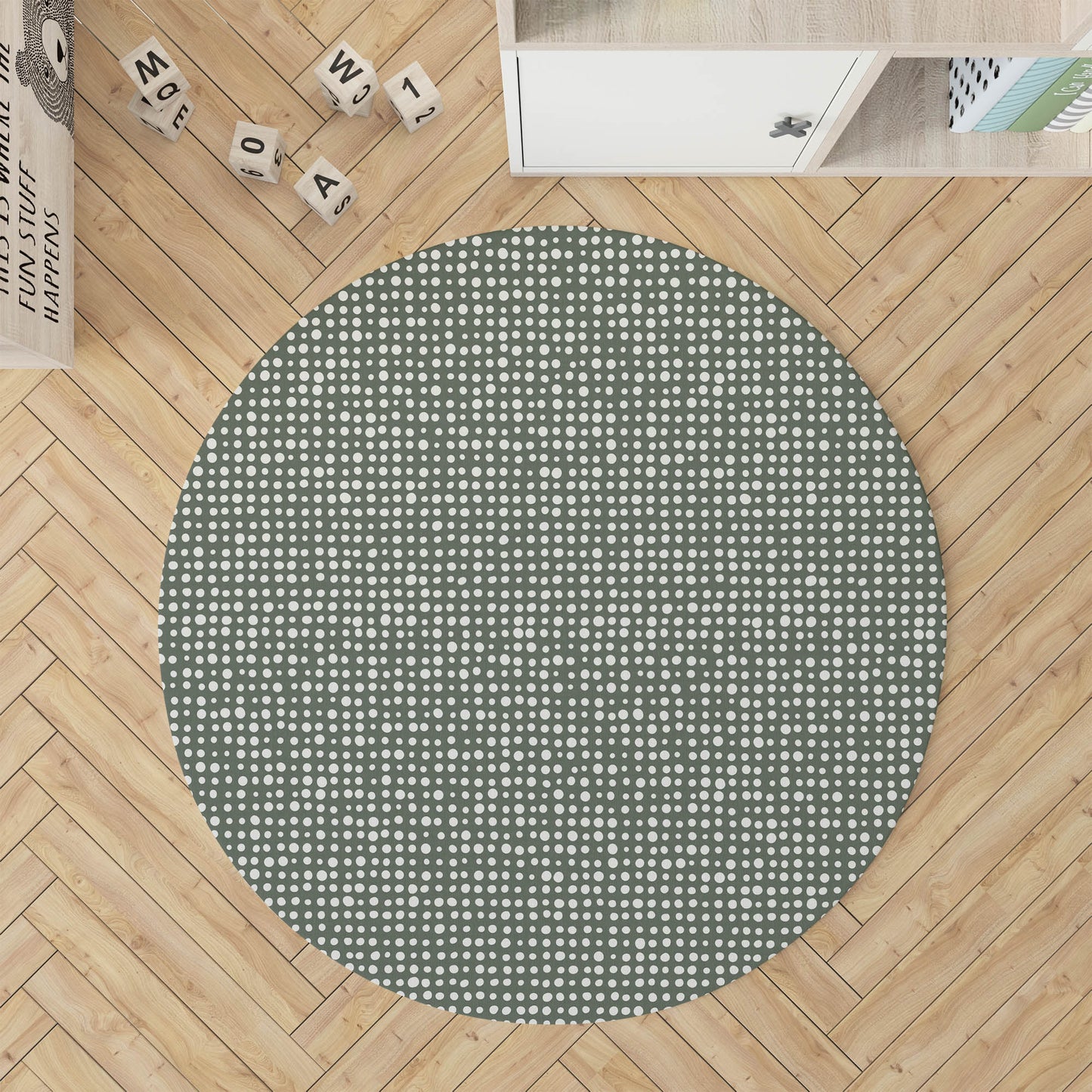 Assorted Dots Kids Play Mat