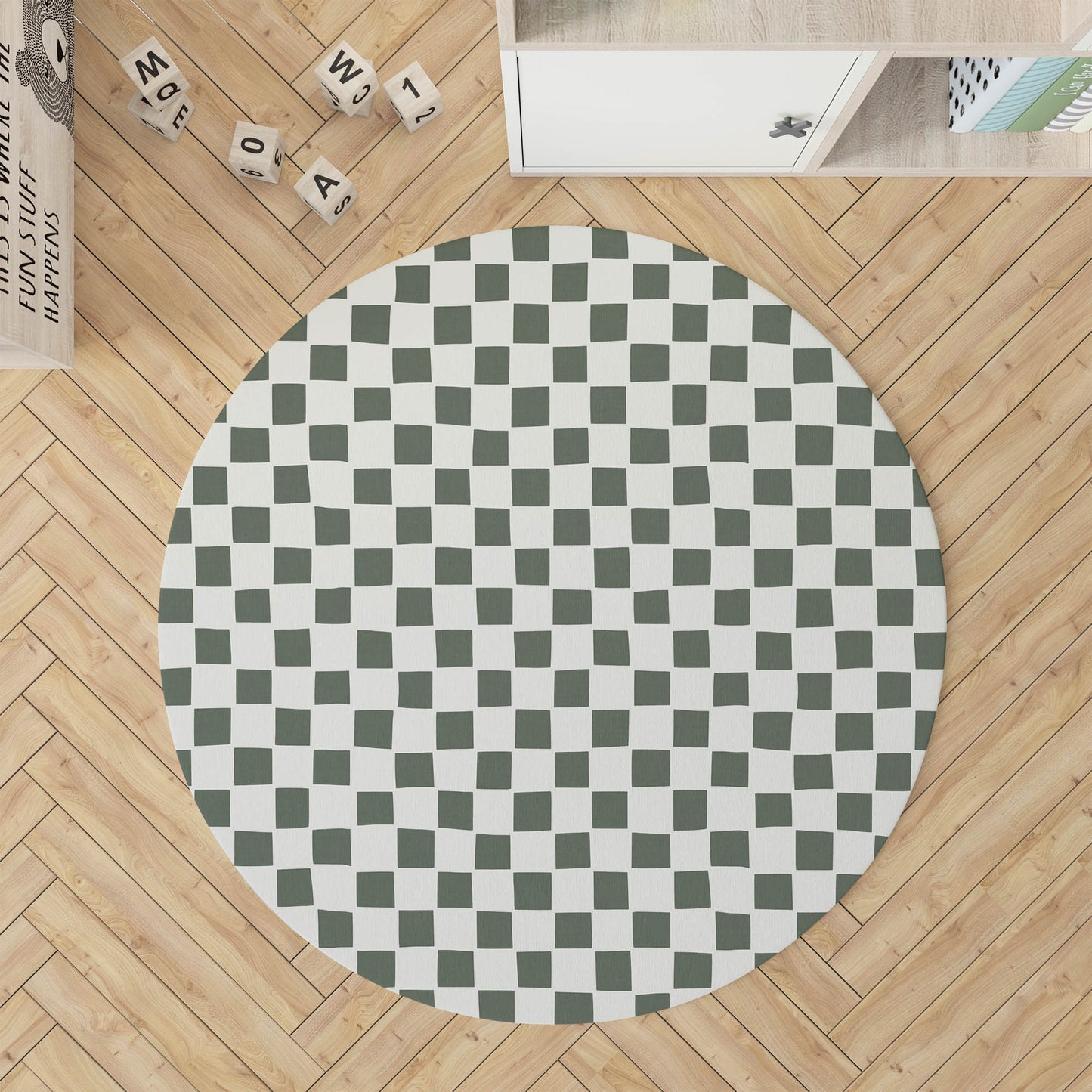 Checkered Kids Play Mat
