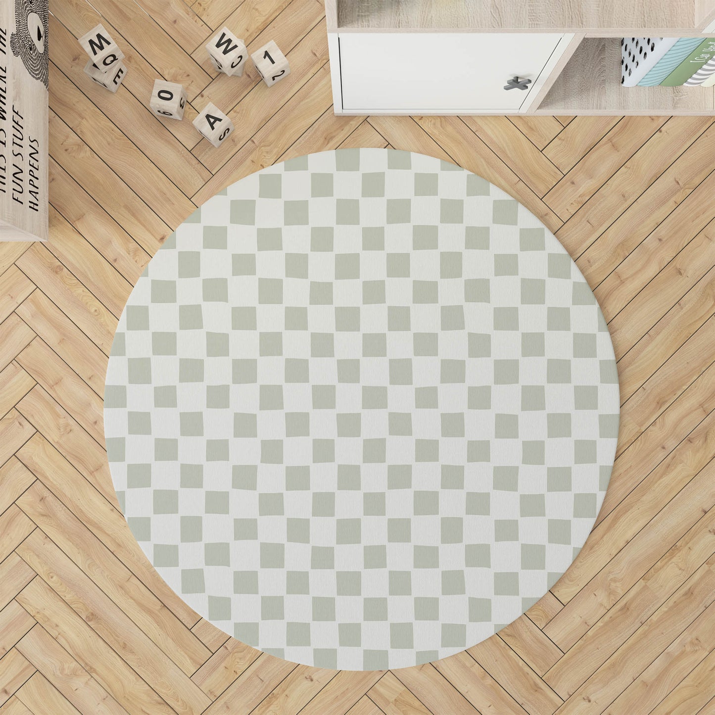 Checkered Kids Play Mat