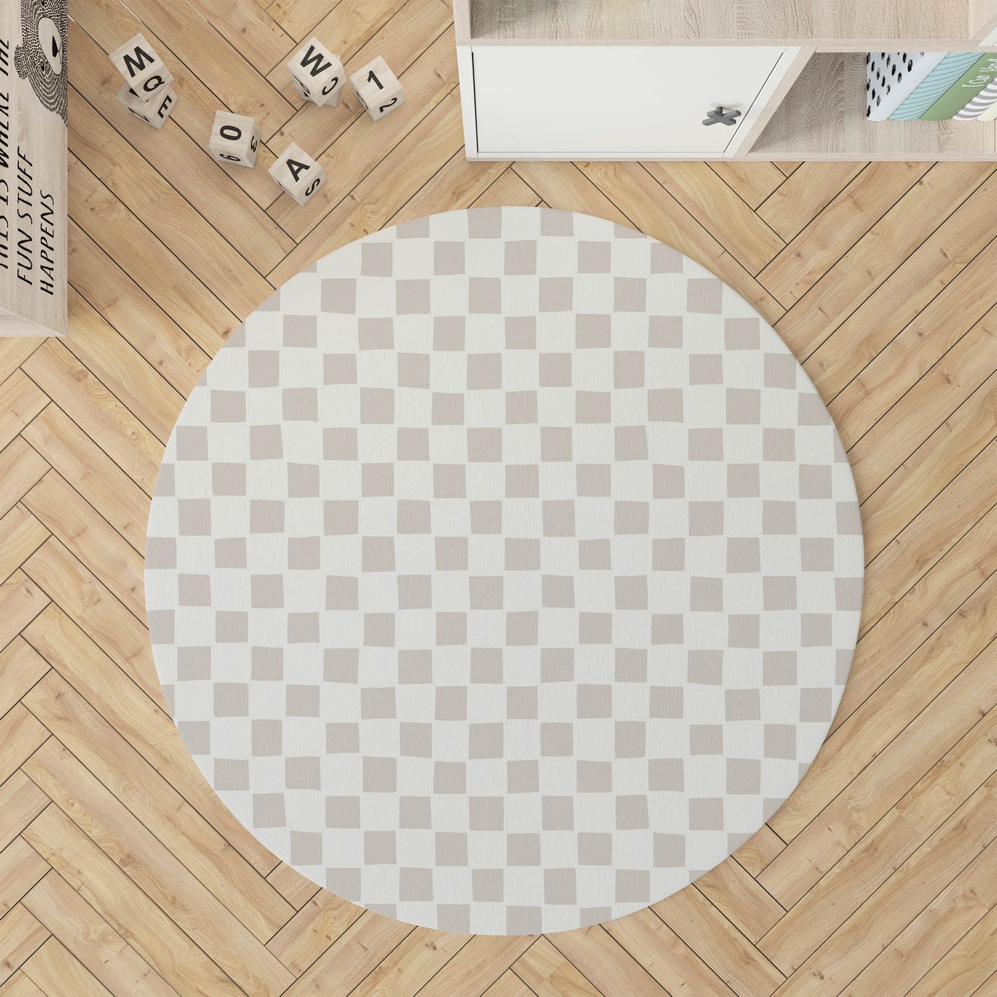 Checkered Kids Play Mat