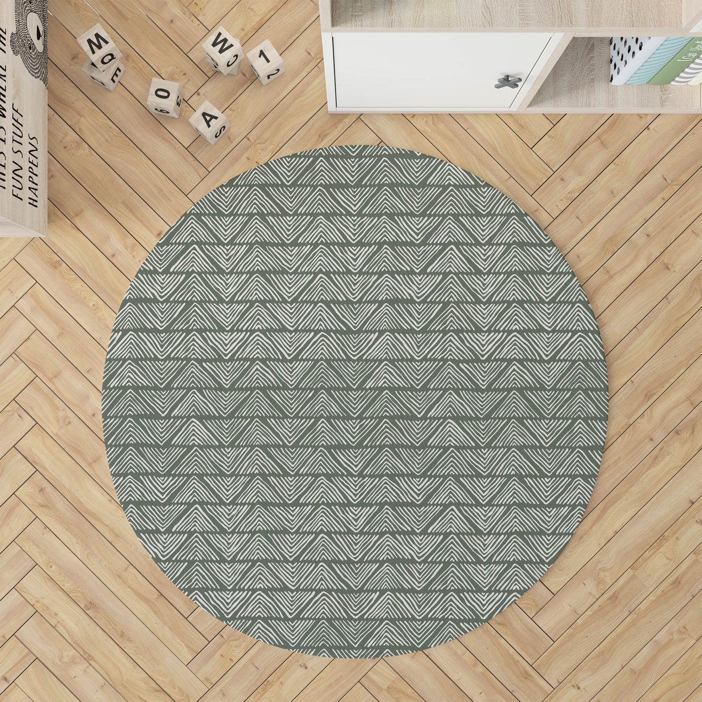 Chev Wave Stripe Kids Play Mat