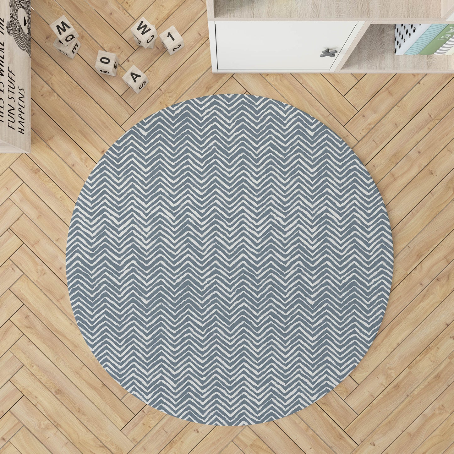 Chevron Snug Kids Play Mat