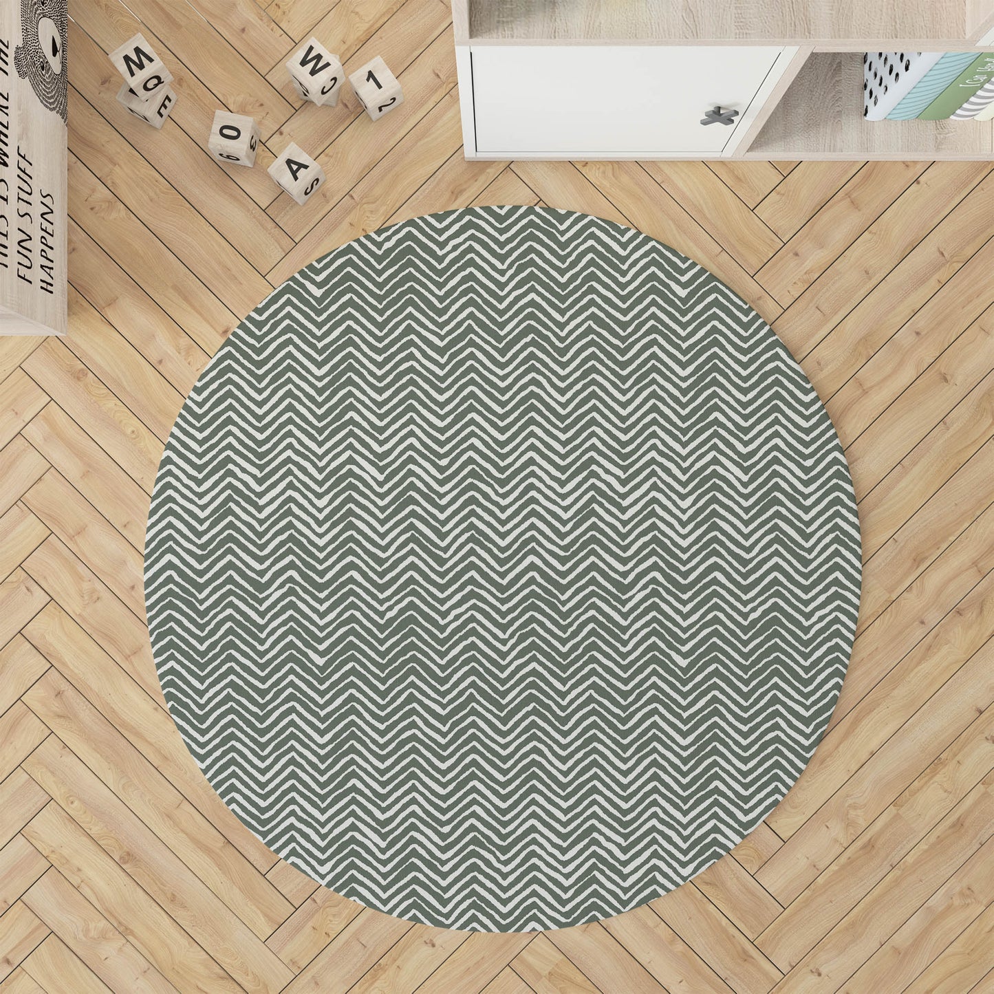 Chevron Snug Kids Play Mat