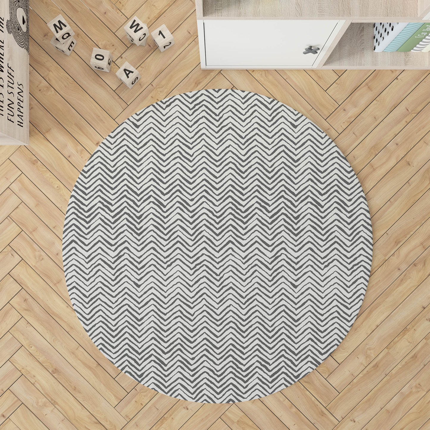Chevron Snug Kids Play Mat