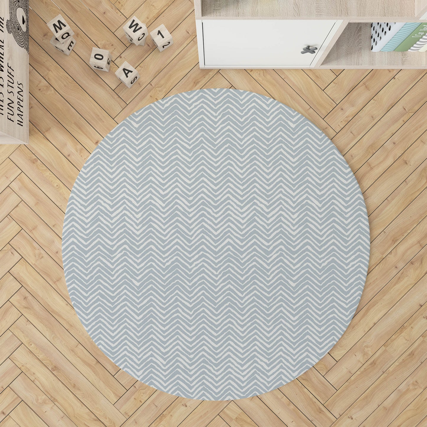 Chevron Snug Kids Play Mat