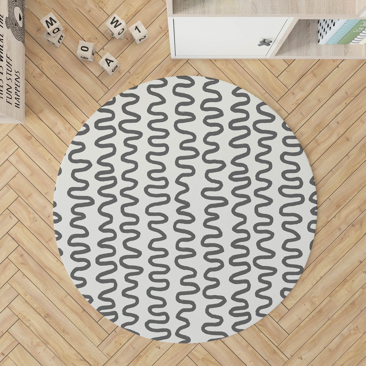 Wiggle Stripe Kids Play Mat