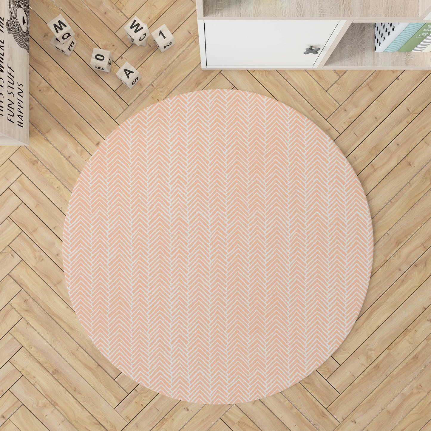 Chevron Block Kids Play Mat
