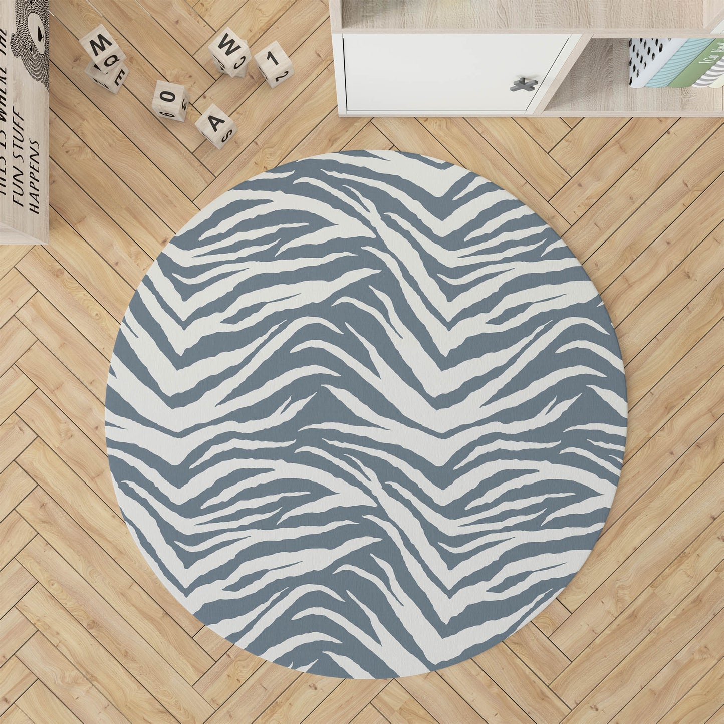 Zebra Patch Kids Play Mat