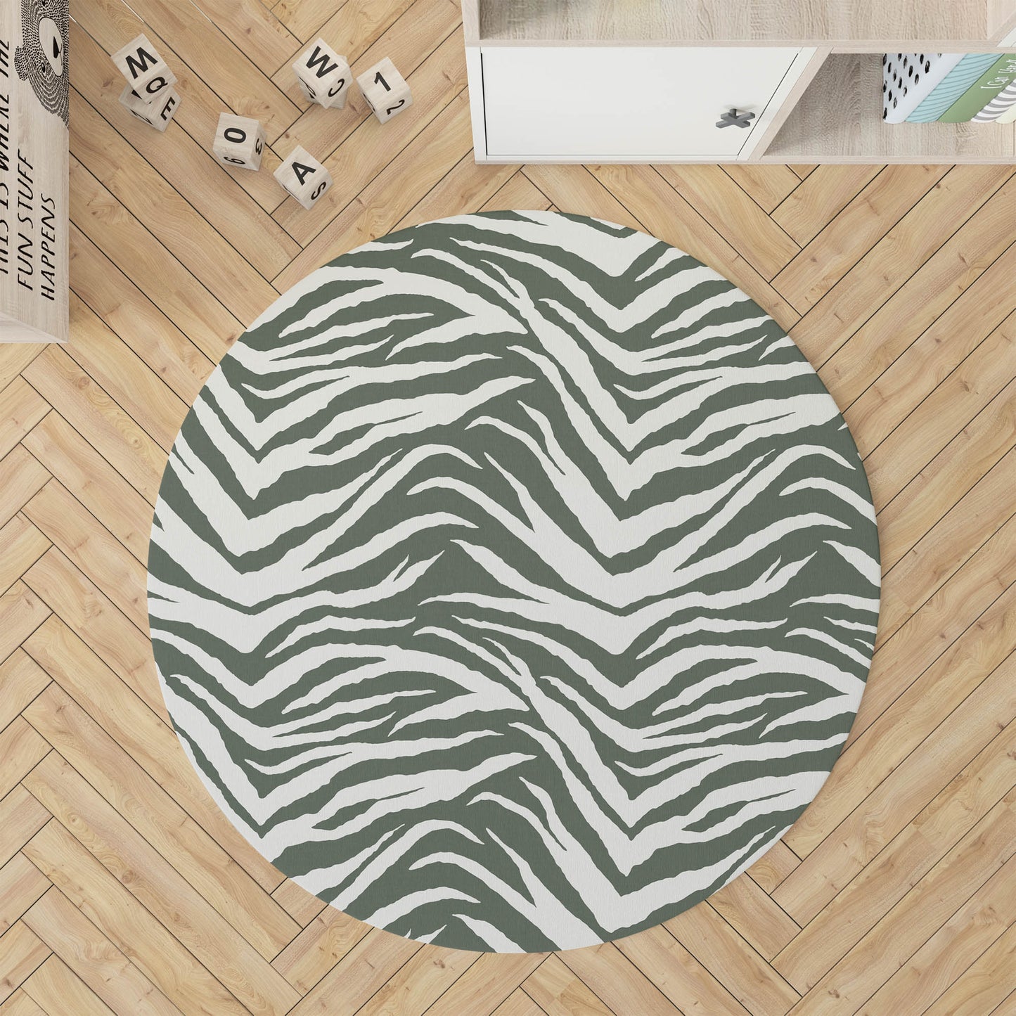 Zebra Patch Kids Play Mat