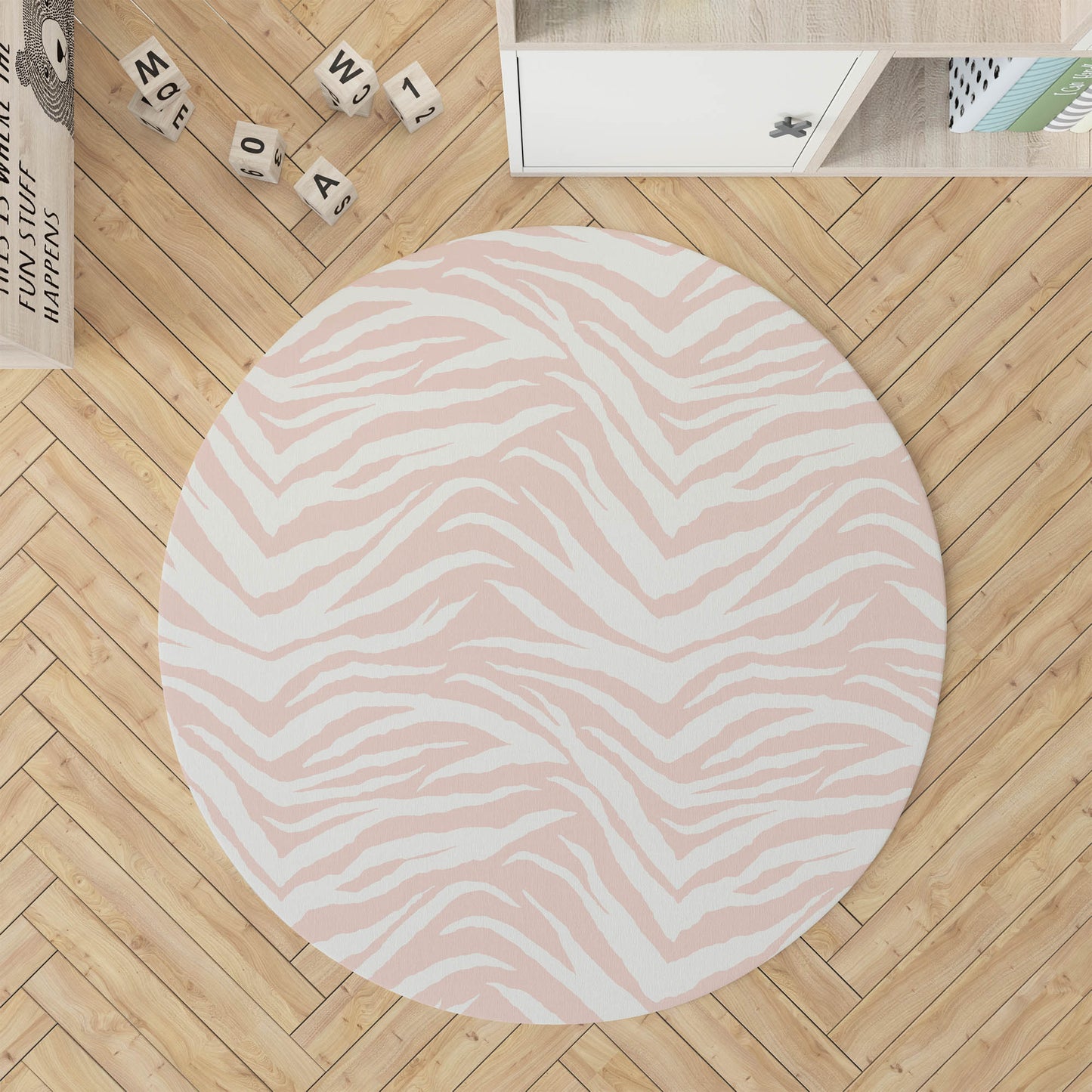 Zebra Patch Kids Play Mat
