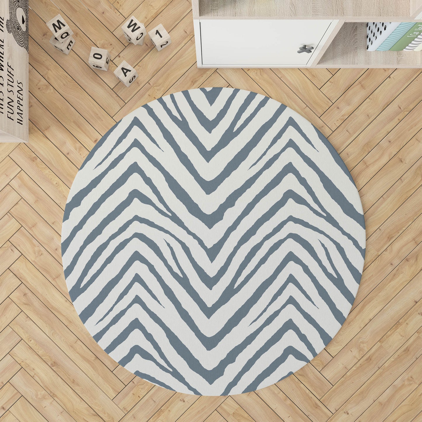 Zebra Stripe Kids Play Mat