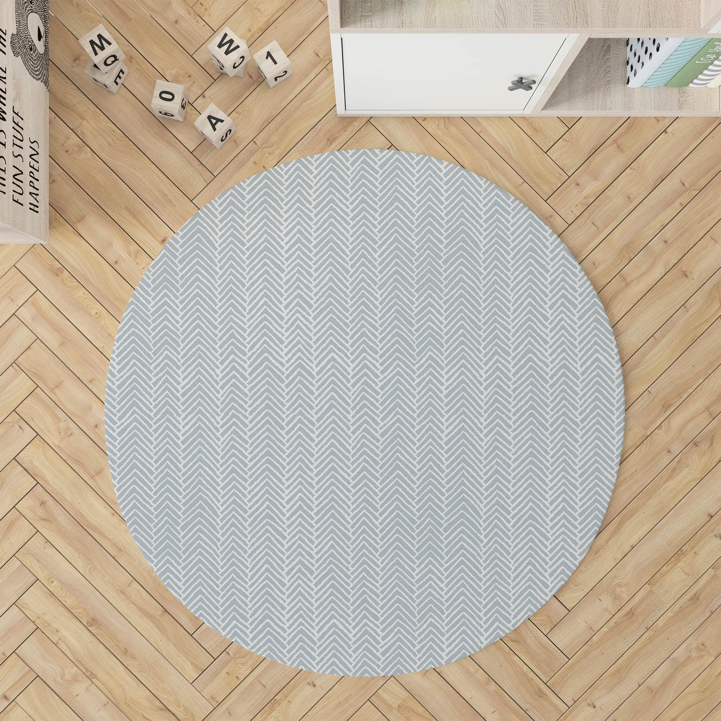 Chevron Block Kids Play Mat