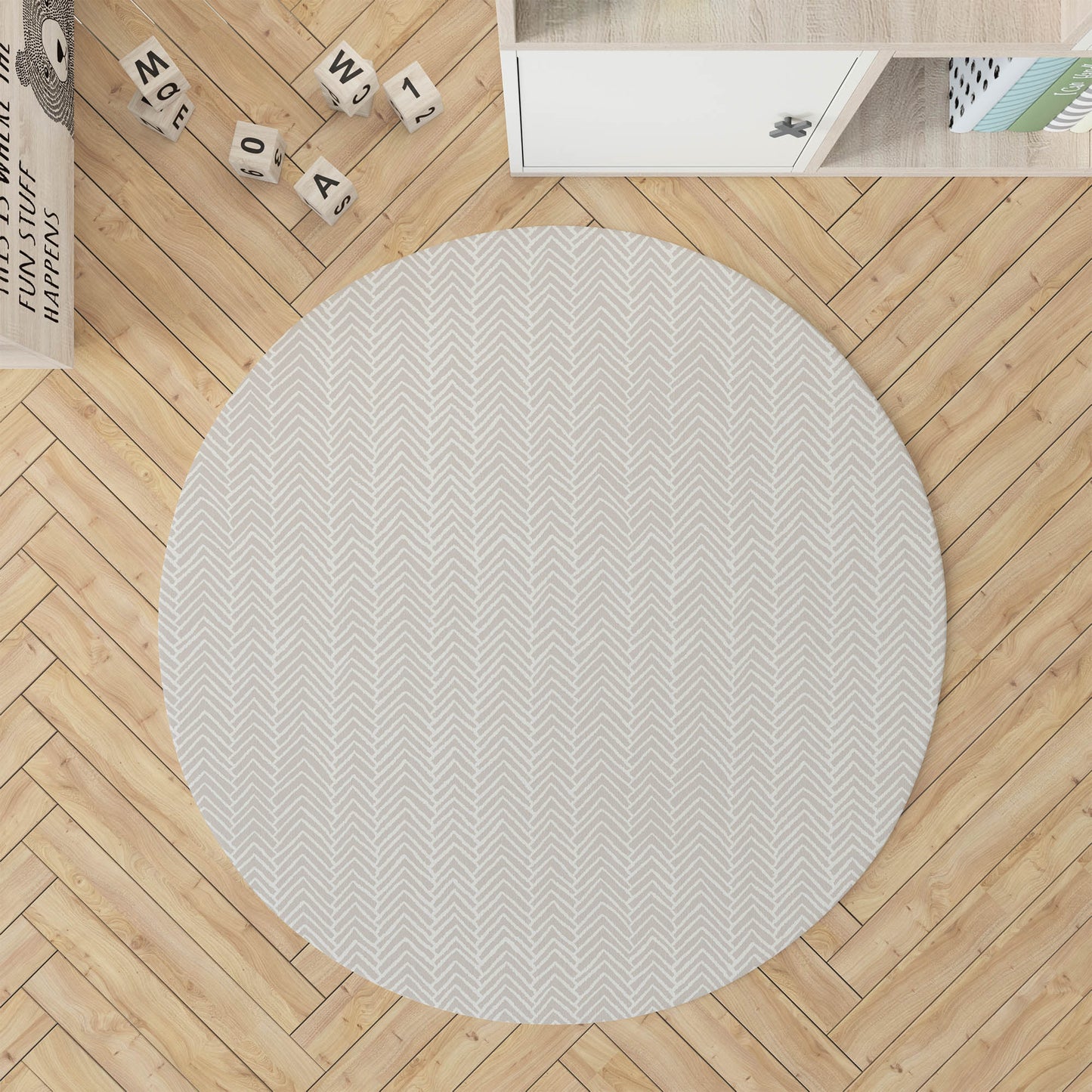 Chevron Block Kids Play Mat