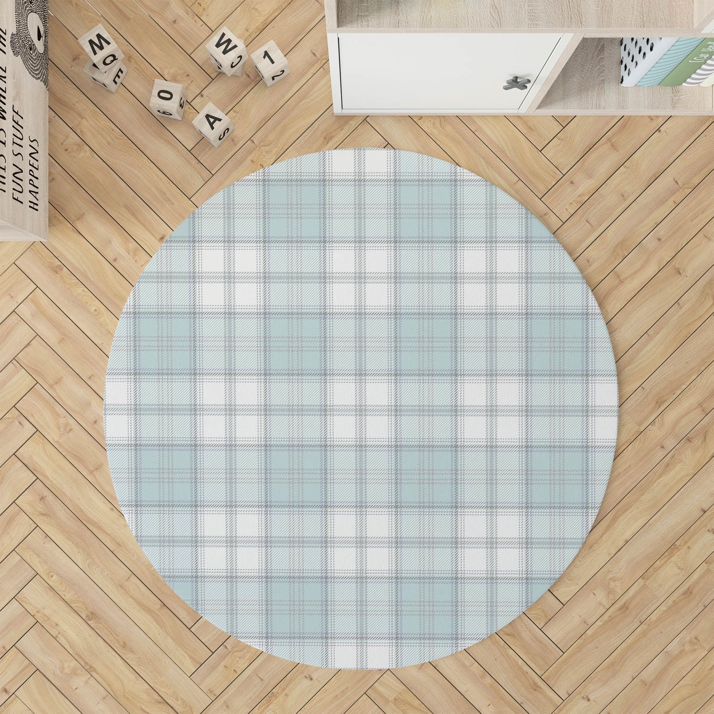 Bully Plaid Kids Play Mat
