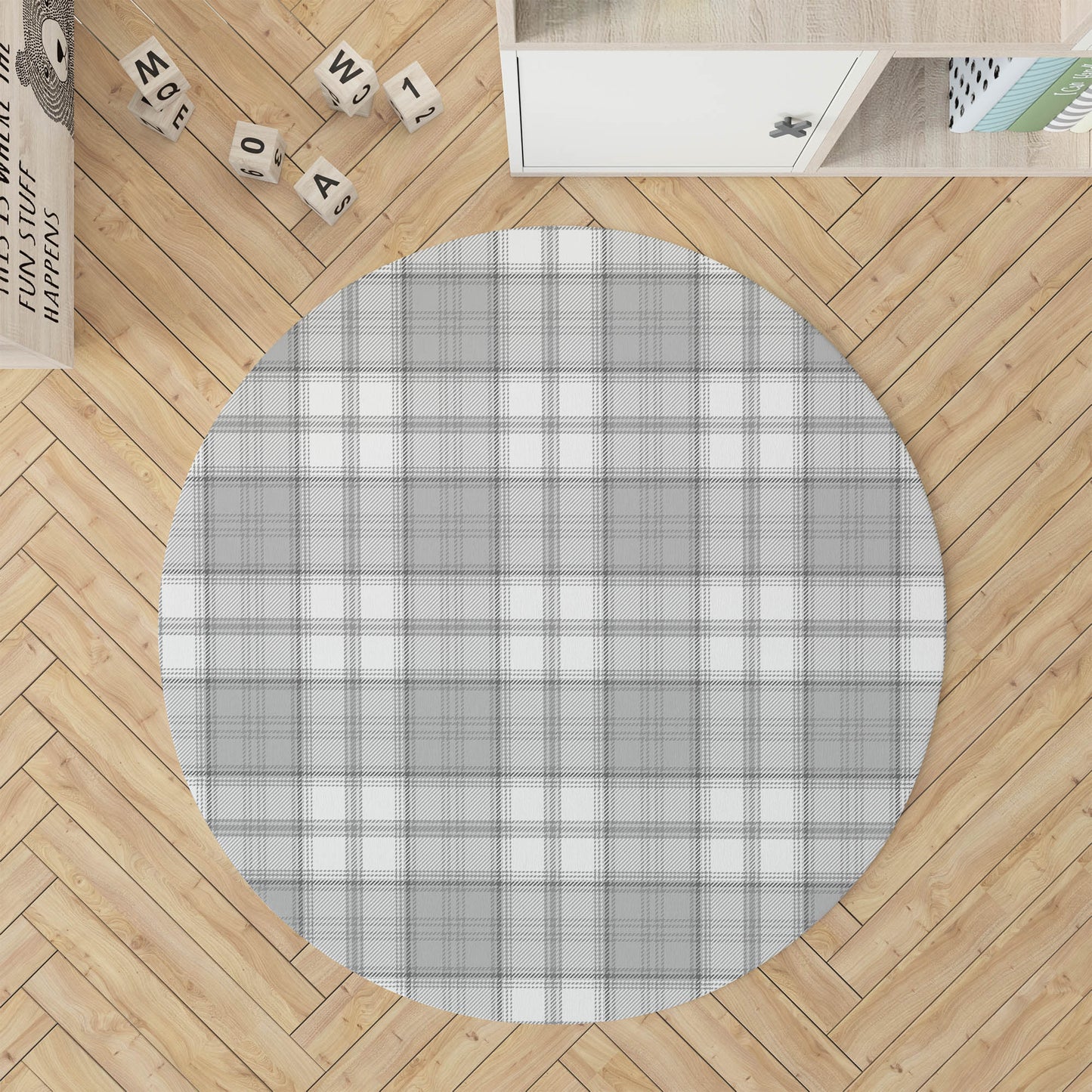 Bully Plaid Kids Play Mat