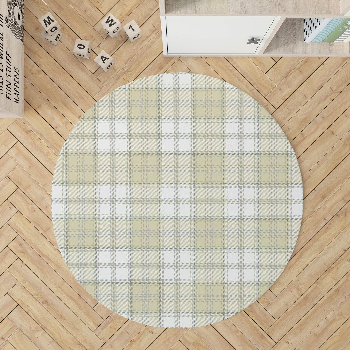 Bully Plaid Kids Play Mat