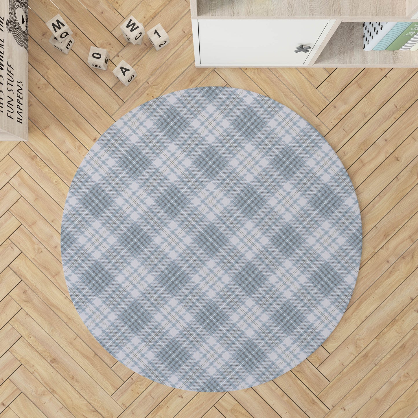 Chinny Tartan Kids Play Mat
