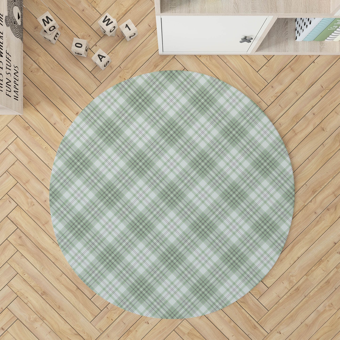 Chinny Tartan Kids Play Mat