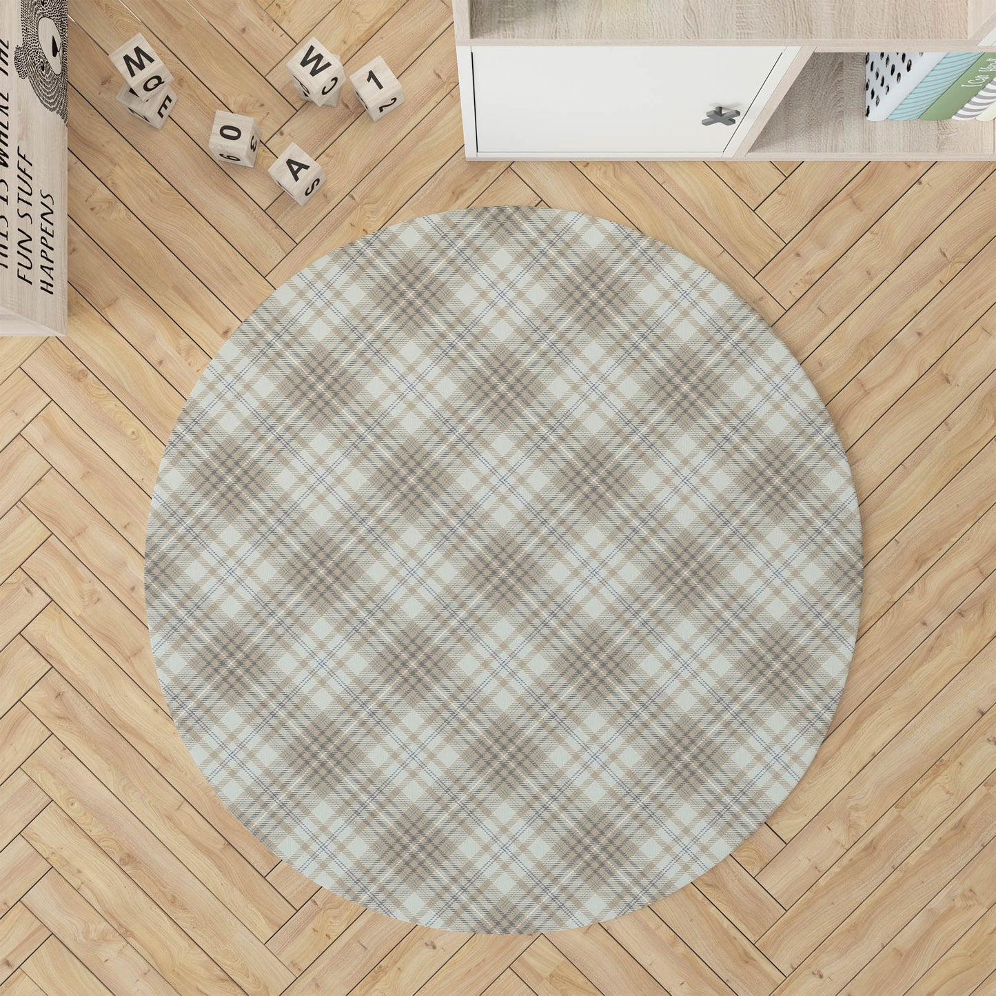 Chinny Tartan Kids Play Mat
