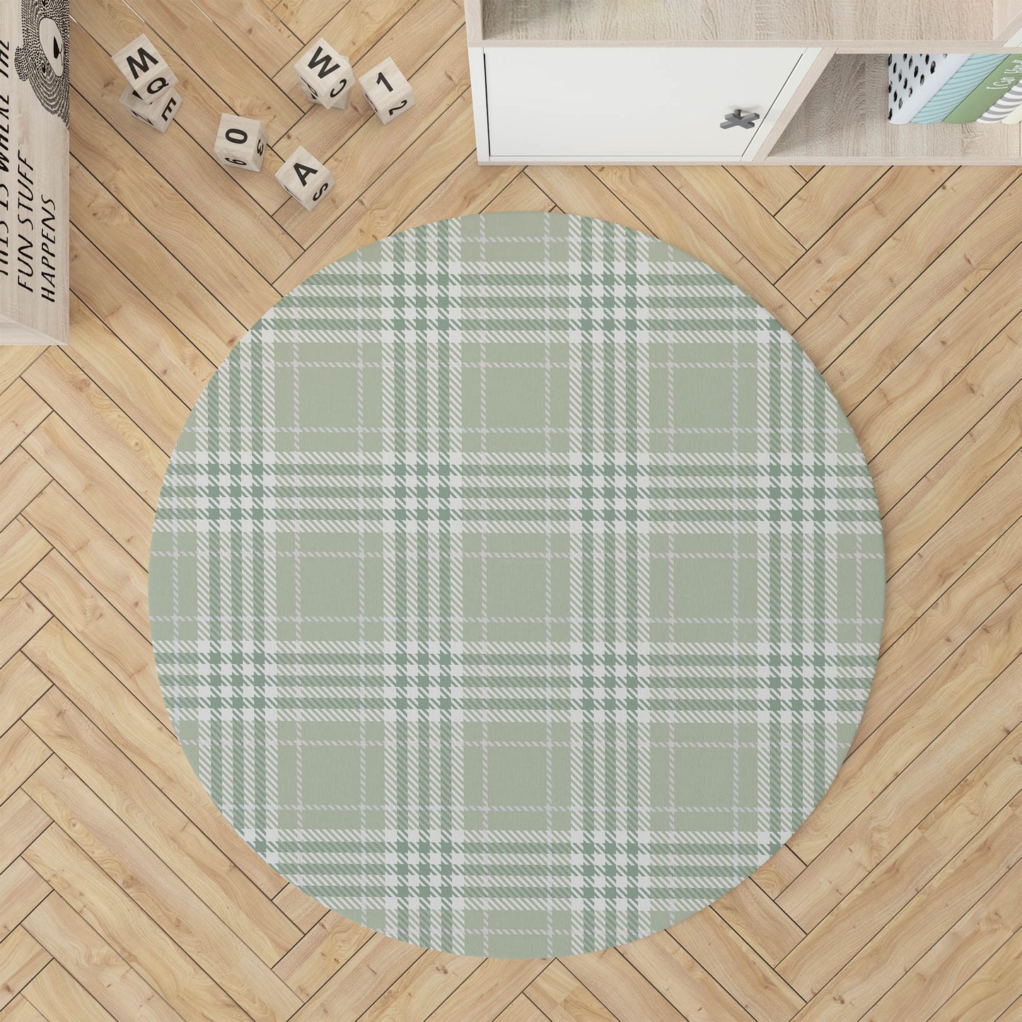 Christopher Plaid Kids Play Mat
