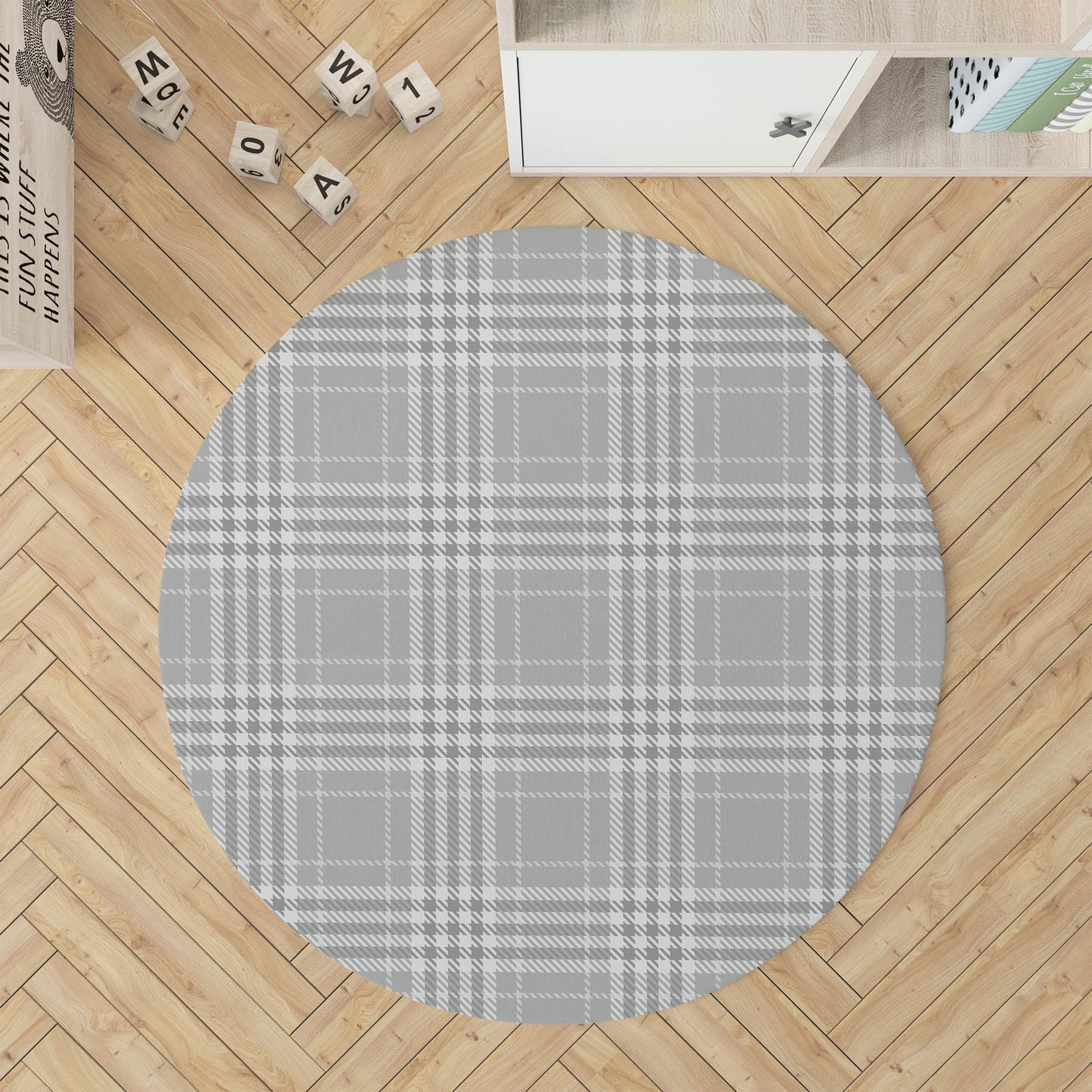 Christopher Plaid Kids Play Mat