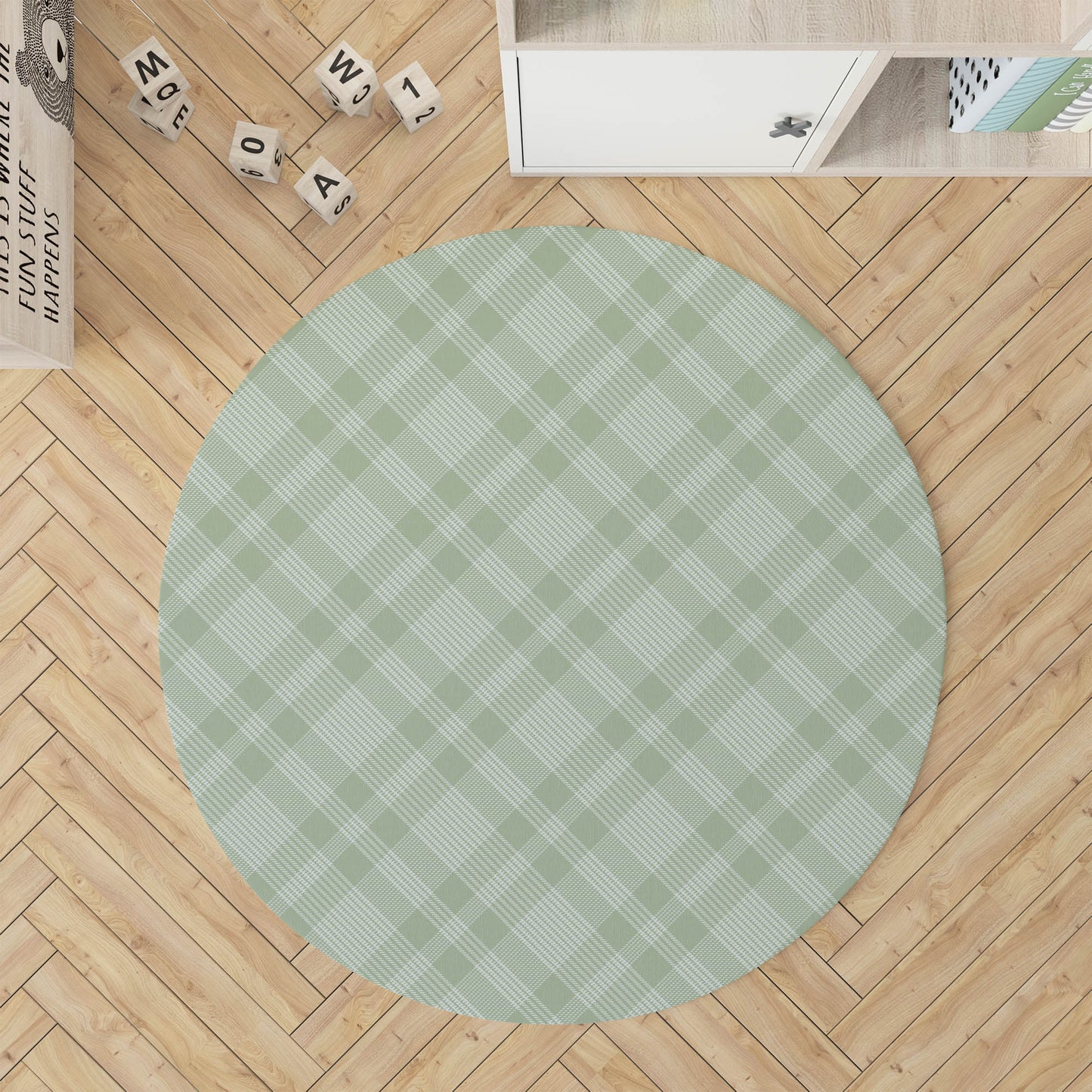 Lily Tartan Kids Play Mat