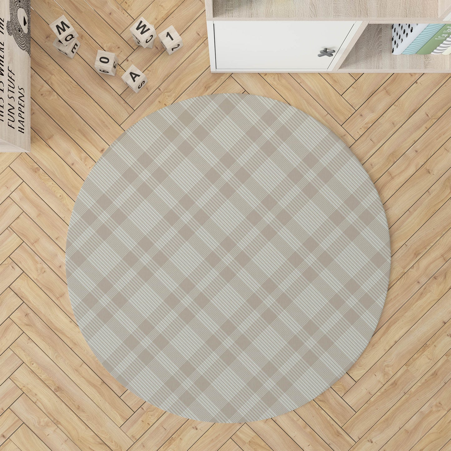 Lily Tartan Kids Play Mat